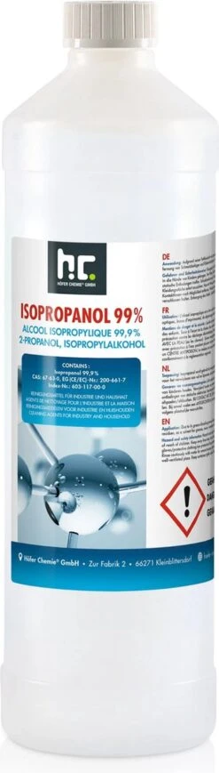 Isopropyl Alcohol - Isopropanol - IPA - Isopropyl - 99,9% Zuiver - 1000ml - Inclusief Trechter -Dagelijkse Benodigdheden Winkel 341x1200 1