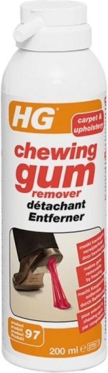 HG Chewing Gum Remover (HG Product 97) - 200ml - Bevriest Kauwgom 7 HG Chewing Gum Remover (HG Product 97) - 200ml - Bevriest Kauwgom - Afbeelding 7