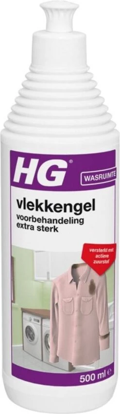 HG Vlekken Voorbehandeling Gel Extra Sterk - 500 Ml - Verwijdert De Allerergste Vlekken = Met Actieve Zuurstof -Dagelijkse Benodigdheden Winkel 349x1200