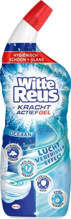 Witte Reus Toiletreiniger - Kracht Actief Gel Oceaan - Voordeelverpakking 10 X 700ml 10 Witte Reus Toiletreiniger - Kracht Actief Gel Oceaan - Voordeelverpakking 10 X 700ml -Dagelijkse Benodigdheden Winkel 393x1200 3