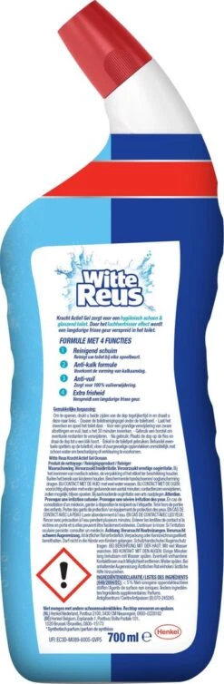 Witte Reus Toiletreiniger - Kracht Actief Gel Oceaan - Voordeelverpakking 10 X 700ml 14 Witte Reus Toiletreiniger - Kracht Actief Gel Oceaan - Voordeelverpakking 10 X 700ml -Dagelijkse Benodigdheden Winkel 393x1200 4