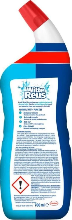 Witte Reus Toiletreiniger - Kracht Actief Gel Oceaan - Voordeelverpakking 10 X 700ml 15 Witte Reus Toiletreiniger - Kracht Actief Gel Oceaan - Voordeelverpakking 10 X 700ml -Dagelijkse Benodigdheden Winkel 393x1200 5