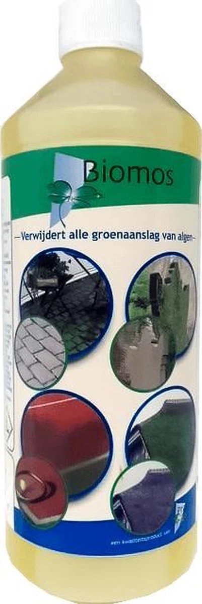 Universeel Reiniger Verwijdert Algen & Mossen Biomos 1 Universeel Reiniger Verwijdert Algen & Mossen Biomos