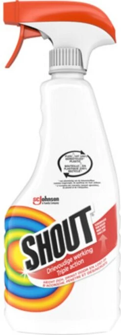 Mr Muscle Shout Vlekkenoplosser Triple Action - Spray - 2 X 500 Ml -Dagelijkse Benodigdheden Winkel 436x1200