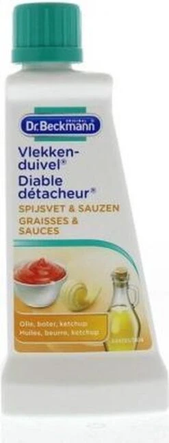 Dr. Beckmann Vlekkenduivel Spijsvet & Sauzen 50 Ml -Dagelijkse Benodigdheden Winkel 458x1200