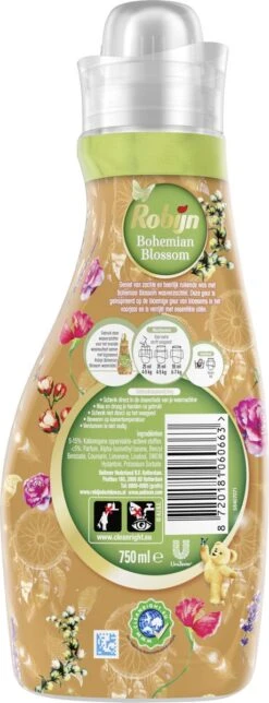 Robijn Collections Bohemian Blossom Wasverzachter - 8 X 30 Wasbeurten - Voordeelverpakking -Dagelijkse Benodigdheden Winkel 460x1200 1