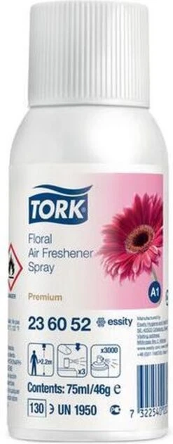 Tork Navulling Voor Luchtverfrisser Bloemen Systeem A1 Flacon Van 75 Ml -Dagelijkse Benodigdheden Winkel 470x1200