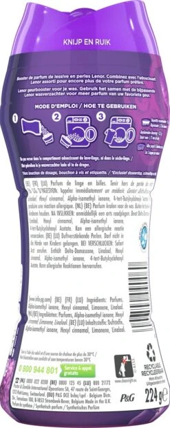 Lenor Amethist En Bloemen - In-Wash Geurbooster - Voordeelverpakking 6 X 16 Wasbeurten -Dagelijkse Benodigdheden Winkel 479x1200 1