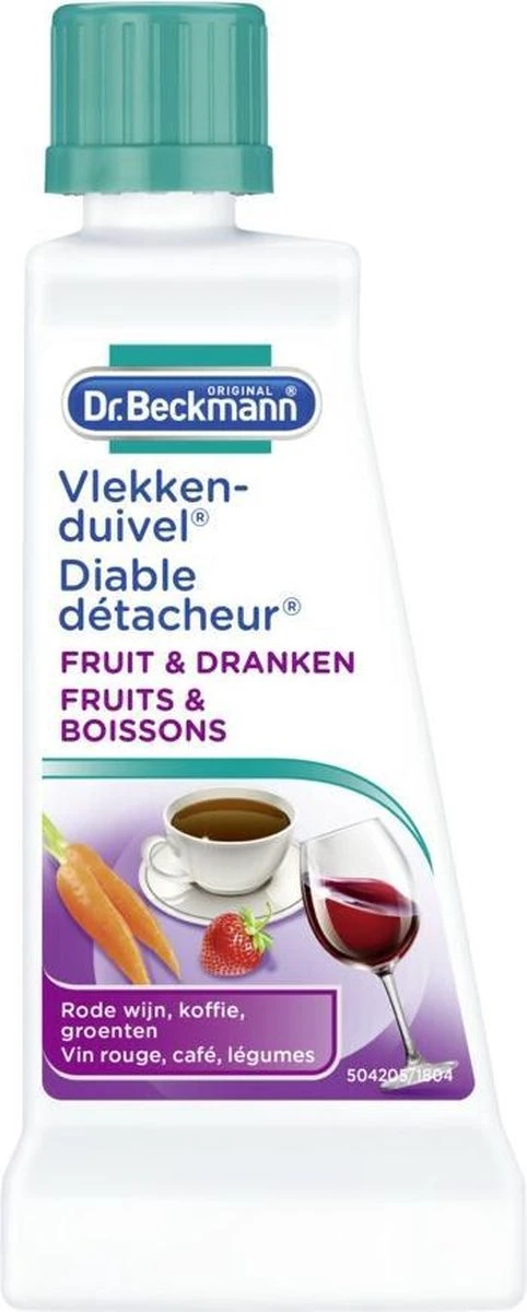 Dr. Beckmann Vlekkenduivel Fruit & Dranken 50 Ml 1 Dr. Beckmann Vlekkenduivel Fruit & Dranken 50 Ml