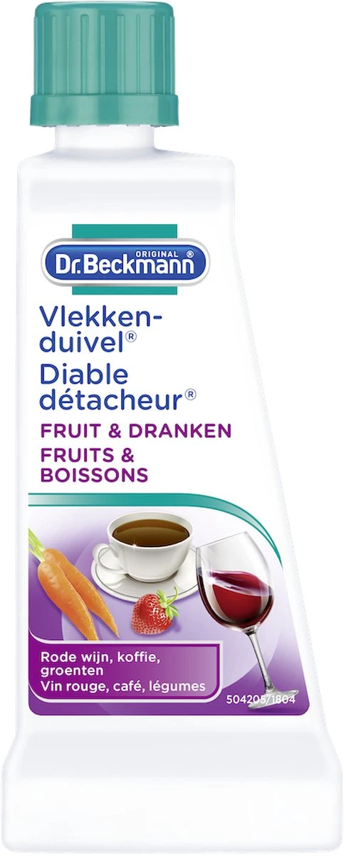 Dr. Beckmann Vlekkenduivel Fruit & Dranken 50 Ml 4 Dr. Beckmann Vlekkenduivel Fruit & Dranken 50 Ml - Afbeelding 4