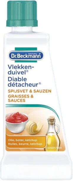 Dr. Beckmann Vlekkenduivel Spijsvet & Sauzen 50 Ml -Dagelijkse Benodigdheden Winkel 484x1200