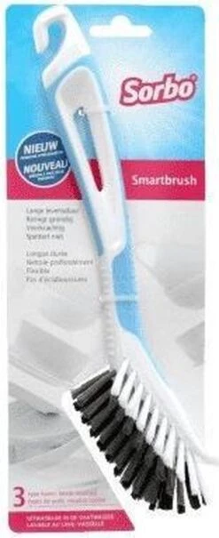 Set Van 2 Sorbo Smartbrush Afwasborstels Blauw/wit - Afwassen Afwasborstel - Huishoudelijke Keukenaccessoires -Dagelijkse Benodigdheden Winkel 490x1200