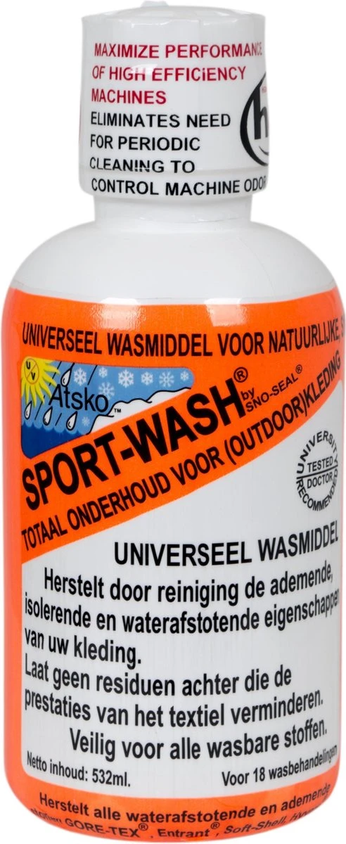 Atsko - Wasmiddel - Sport-Wash - Universeel - 500 Ml 2 Atsko - Wasmiddel - Sport-Wash - Universeel - 500 Ml - Afbeelding 2