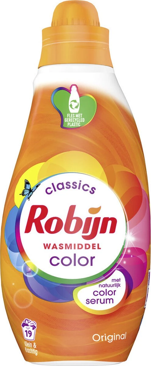 Robijn Klein & Krachtig Color Vloeibaar Wasmiddel - 152 Wasbeurten - Voordeelverpakking 9 Robijn Klein & Krachtig Color Vloeibaar Wasmiddel - 152 Wasbeurten - Voordeelverpakking - Afbeelding 9