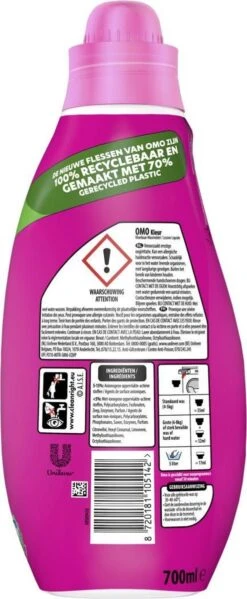 Omo Klein & Krachtig Kleur Vloeibaar Wasmiddel - 8 X 20 Wasbeurten - Voordeelverpakking -Dagelijkse Benodigdheden Winkel 495x1200 9