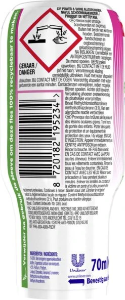 Cif CleanBoost Power & Shine Allesreiniger Ecorefill Capsules - 10 X 70 Ml - Voordeelverpakking -Dagelijkse Benodigdheden Winkel 500x1200