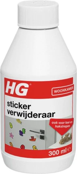 HG Stickerverwijderaar - 300ml - Eenvoudig In Gebruik - 100% Lijmrestenverwijdering -Dagelijkse Benodigdheden Winkel 531x1200 1