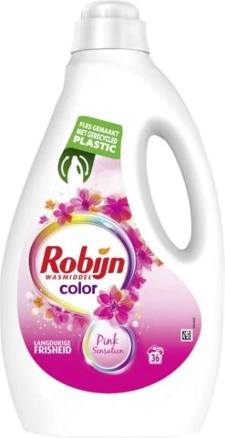 Robijn Color Pink Sensation Vloeibaar Wasmiddel - 5 X 36 Wasbeurten - Voordeelverpakking -Dagelijkse Benodigdheden Winkel 616x1200 5