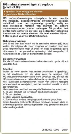 HG Natuursteen Reiniger Glansvloeren 1L - Marmer & Natuursteen - Streeploos Schoon - 20 Dweilbeurten 7 HG Natuursteen Reiniger Glansvloeren 1L - Marmer & Natuursteen - Streeploos Schoon - 20 Dweilbeurten -Dagelijkse Benodigdheden Winkel 638x1200 3