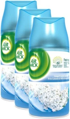 AIRWICK Freshmatic Automatische Spray Refill Frisse Linnen & Witte Bloemen Krimp - (3x250ml) -Dagelijkse Benodigdheden Winkel 712x1200 1