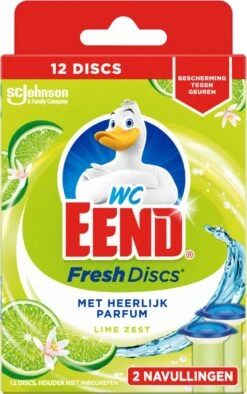 WC Eend Fresh Discs Navul Duo Lime 72 Ml -Dagelijkse Benodigdheden Winkel 752x1200