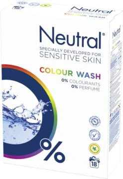 Neutral 0% Kleur Parfumvrij Waspoeder - 18 Wasbeurten - 1,188 Kg - Wasmiddel -Dagelijkse Benodigdheden Winkel 830x1200 3