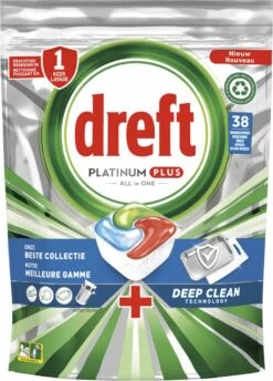 Dreft Platinum Plus All In One Vaatwastabletten - Deep Clean - Voordeelverpakking 4 X 38 Stuks 11 Dreft Platinum Plus All In One Vaatwastabletten - Deep Clean - Voordeelverpakking 4 X 38 Stuks -Dagelijkse Benodigdheden Winkel 861x1200