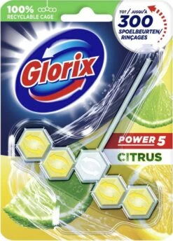Glorix Power 5 Toiletblokken - Citroen - 9 Stuks - Voordeelverpakking 17 Glorix Power 5 Toiletblokken - Citroen - 9 Stuks - Voordeelverpakking -Dagelijkse Benodigdheden Winkel 861x1200 4