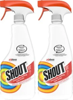Mr Muscle Shout Vlekkenoplosser Triple Action - Spray - 2 X 500 Ml -Dagelijkse Benodigdheden Winkel 874x1200