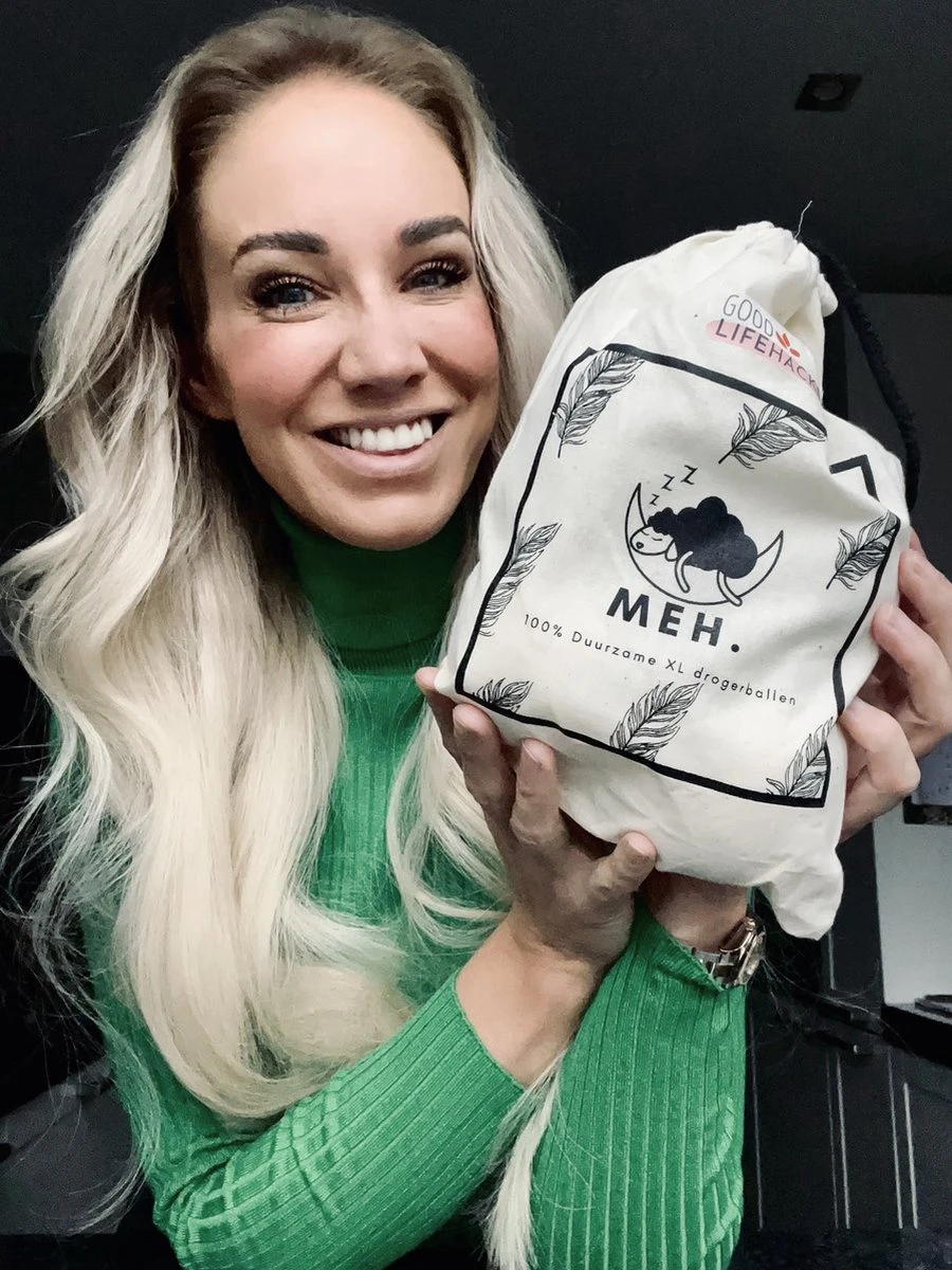 Goodlifehacks Originele XL 6 Stuks Drogerballen - Wasbollen - Wasverzachter - Zero Waste Dryerballs - Duurzaam - Herbruikbare Droogballen - Wit & Grijs - Energie Besparen 2 Goodlifehacks Originele XL 6 Stuks Drogerballen - Wasbollen - Wasverzachter - Zero Waste Dryerballs - Duurzaam - Herbruikbare Droogballen - Wit & Grijs - Energie Besparen - Afbeelding 2