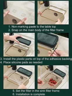 Merkloos Gootsteen Organizer - Gootsteen Afval Netje - Gootsteenontstopper -Gootsteen Zeef Netto- Sink Filter Rack Anti-Blokkeren Wegwerp-Fijne Mesh Filter Aanrecht Zeef Mesh Tas Voor Keuken- Spoelbak - Incl. 50 Netjes 11 Merkloos Gootsteen Organizer - Gootsteen Afval Netje - Gootsteenontstopper -Gootsteen Zeef Netto- Sink Filter Rack Anti-Blokkeren Wegwerp-Fijne Mesh Filter Aanrecht Zeef Mesh Tas Voor Keuken- Spoelbak - Incl. 50 Netjes -Dagelijkse Benodigdheden Winkel 900x1200 9