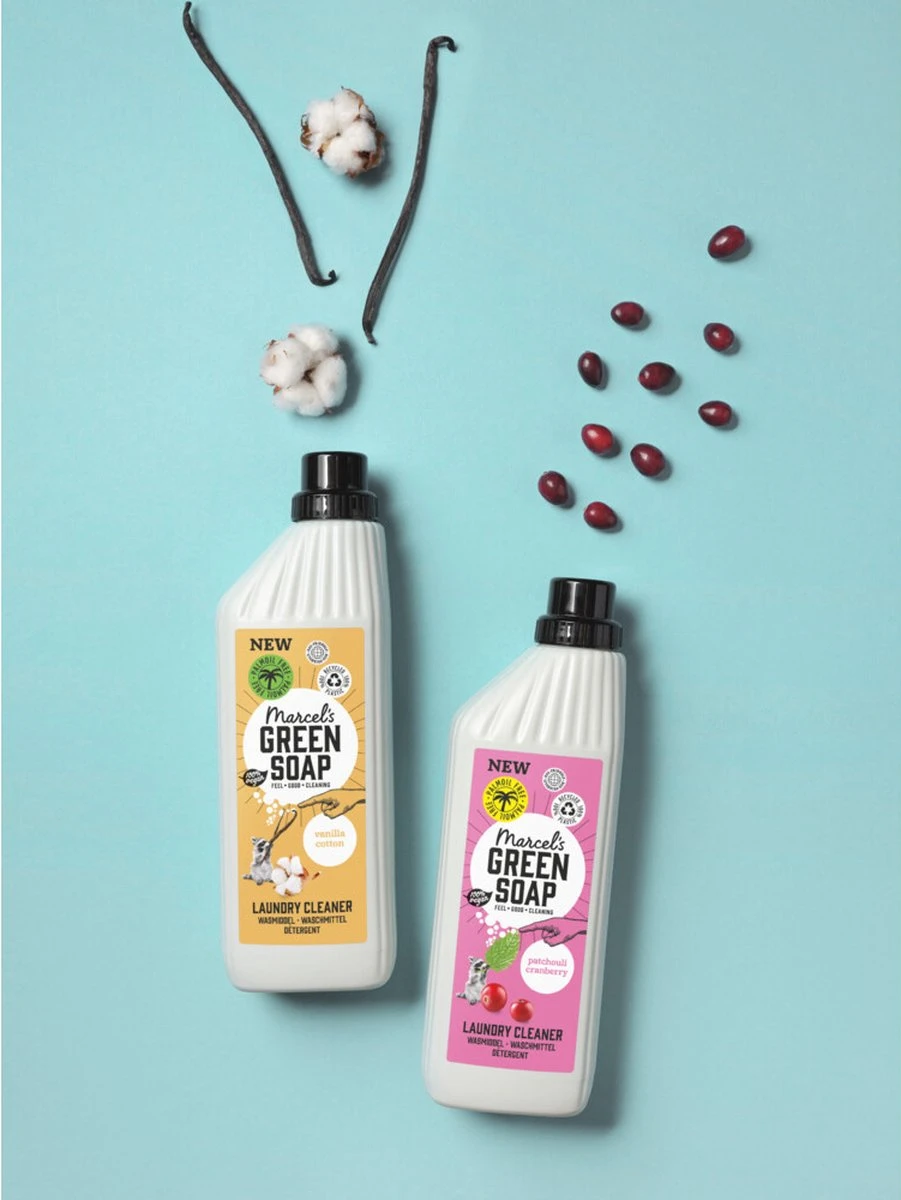Marcel's Green Soap Wasmiddel Vanille & Katoen - 6 X 1 Liter 7 Marcel's Green Soap Wasmiddel Vanille & Katoen - 6 X 1 Liter - Afbeelding 7
