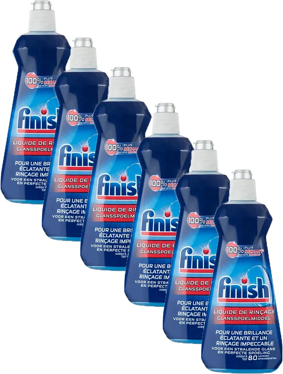 Finish Glansspoelmiddel Regular Vaatwasmiddel - 6x 400 ML - Voordeelpak 1 Finish Glansspoelmiddel Regular Vaatwasmiddel - 6x 400 ML - Voordeelpak