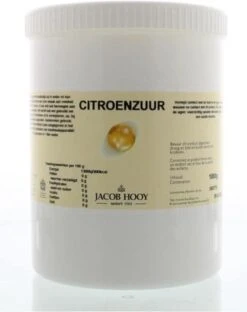 Jacob Hooy Citroenzuur Meelkristal 1 Kg -Dagelijkse Benodigdheden Winkel 949x1200 1