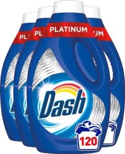 Dash Platinum Vloeibaar Wasmiddel - Extra Reinigingskracht - Voordeelverpakking 4 X 30 Wasbeurten